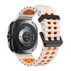 Двухцветный спортивный силиконовый ремешок для Samsung Galaxy Watch Ultra Морской ремешок-браслет для GalaxyWatch Ultra 47 мм Ремешок для часов