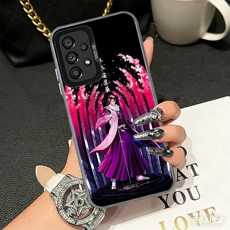 Ударопрочный чехол для телефона Bleach Kuchiki Byakuya для Samsung A17 A16 A15 A14 A37 A57 A36 A56 A26 A35 A55 A25 A34 A54 A24 A13 A23 A33