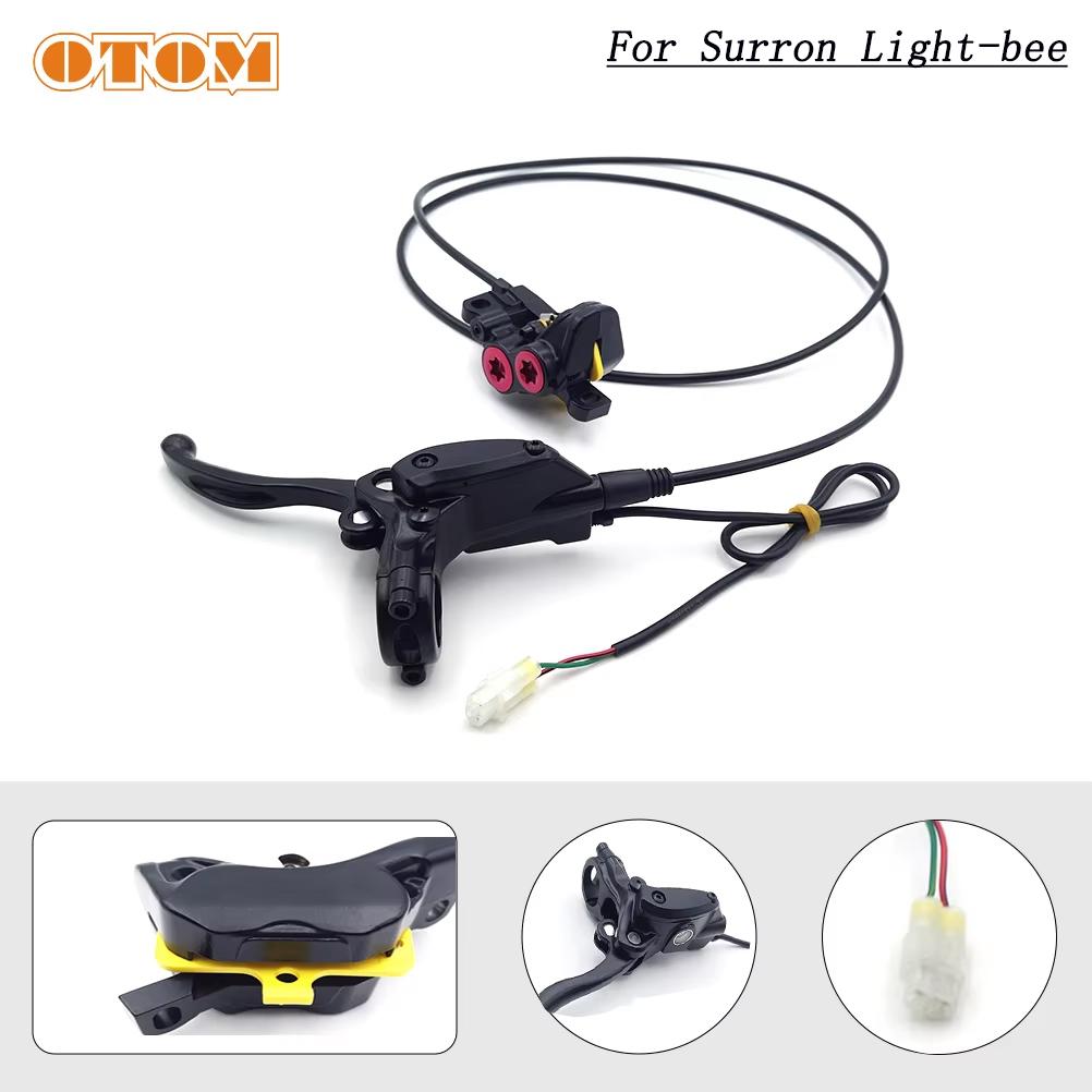 Front Rear Brake Kits For SURRON Sur-Ron Light Bee Motorcycle Caliper Assembly Motocross Brake Pads Electric Vehicle Dirt Bike