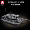 MOC Бронированная машина Основной боевой танк Солдат Военный Армия DIY Кирпичики Строительные блоки Игрушка Модель основного боевого танка Leopard 1