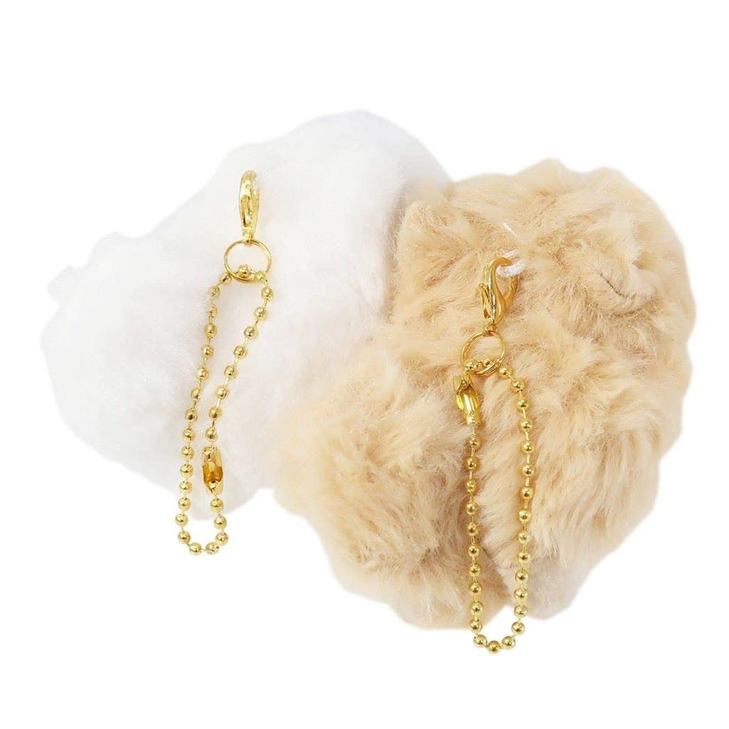 Mascot Keychain [Pair of Plush Toys with Ball Chain] Niconui/Pomeranian