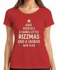 Have Yourself A Sigma Rizzmas Skibidi Funny Christmas New Year Ladies TShirt