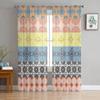 Bohemian Ethnic Style Tulle Window Curtain Sheer Valances Curtains For Living Room Home Decoration Drape Panel