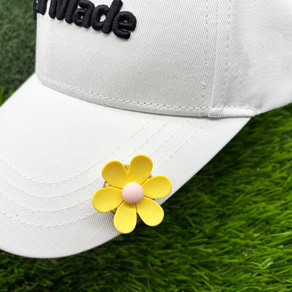 Durable Metal Golf Ball Mark Magnetic Golf Hat Marker Outdoor Sports Golf Cap Clip Jewelry Gift