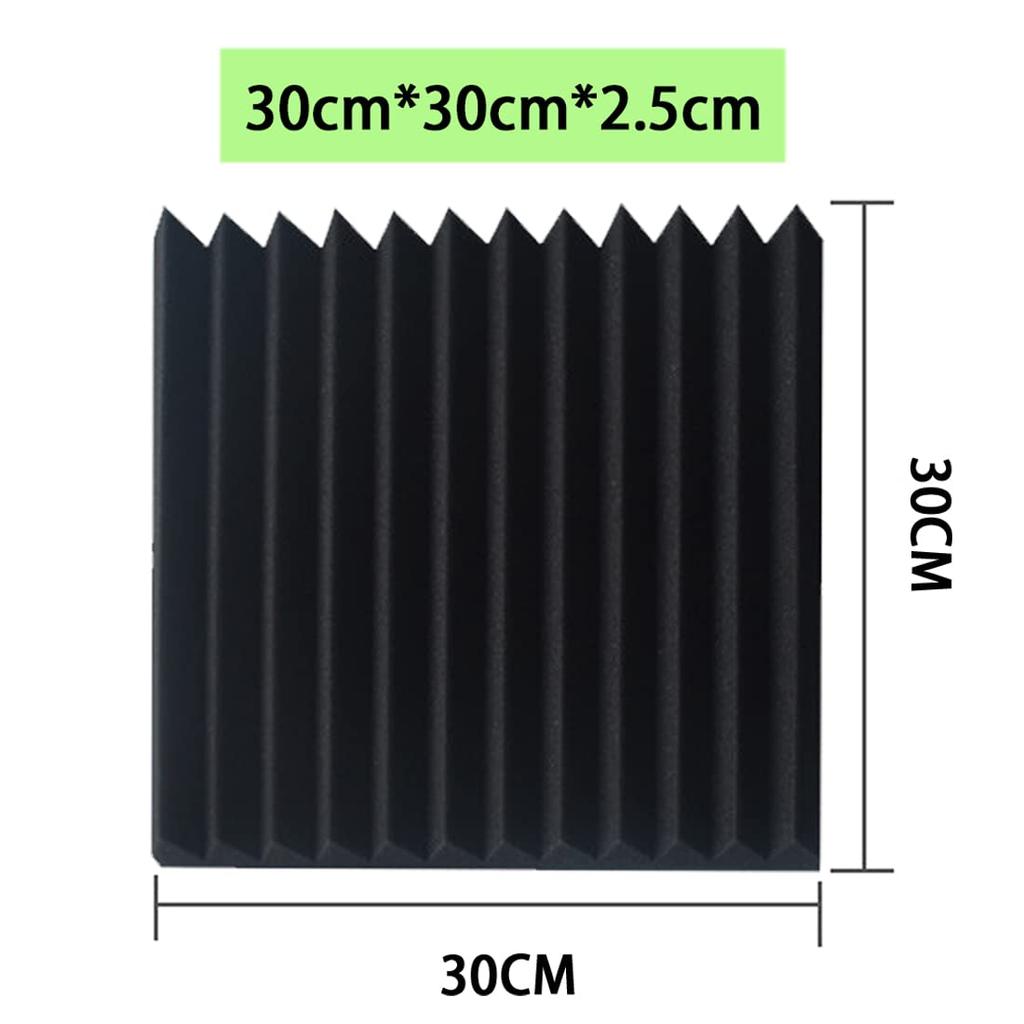 FsGrg Sound Absorbing Panels 30x30x2.5cm 24pcs