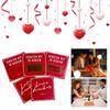5pcs Scratch-off Cards Valentines Day Gift Love Coupons Anniversary DIY Gift Date Night Ideas For Photo Card Supplies