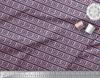 Soimoi Полиэфирная креповая ткань Ткань для рукоделия с греческим ключом и геометрическим принтом шириной 42 дюйма по метрам