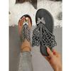 Large-sized Flip-flops with Flip-flops and Fashionable Butterfly Slippers for Women