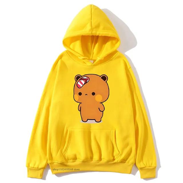 Бубу бросает шлепанцы в Дуду, так как он дразнит Бубу Женская толстовка с капюшоном Дудус получил шлепанцы от Бу, так как он дразнит Бу Толстовка