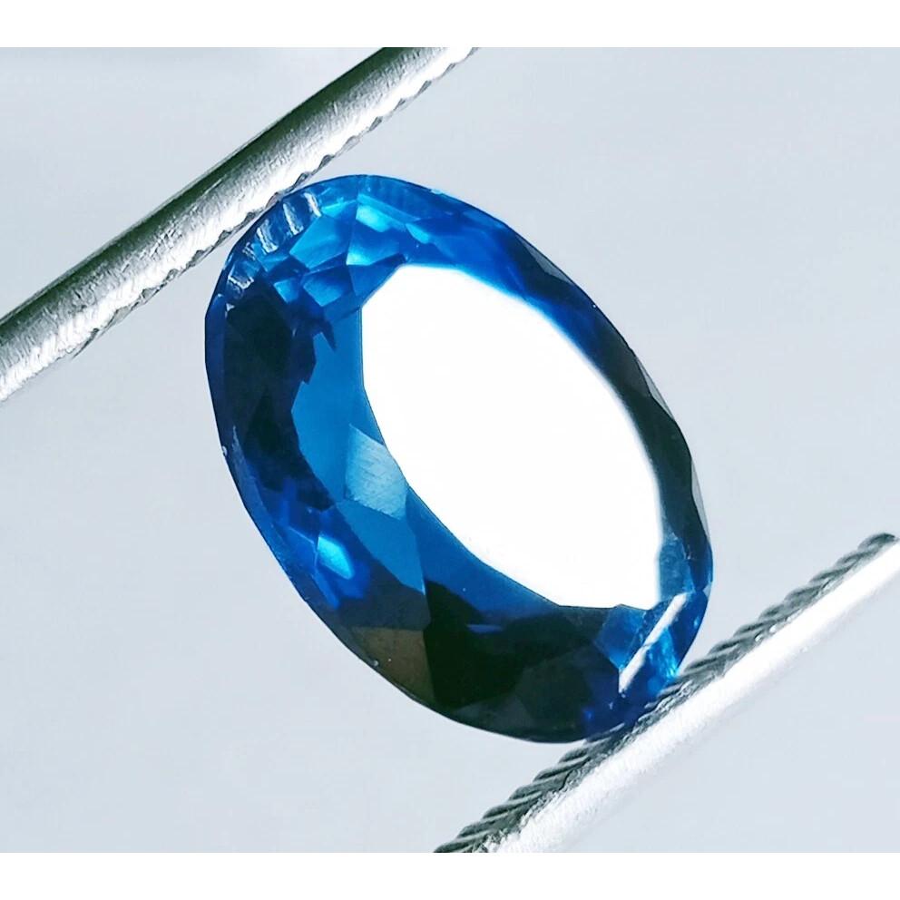 10+ Ct Natural Blue Sapphire Oval Cut Fabulous Certified Loose Gemstone