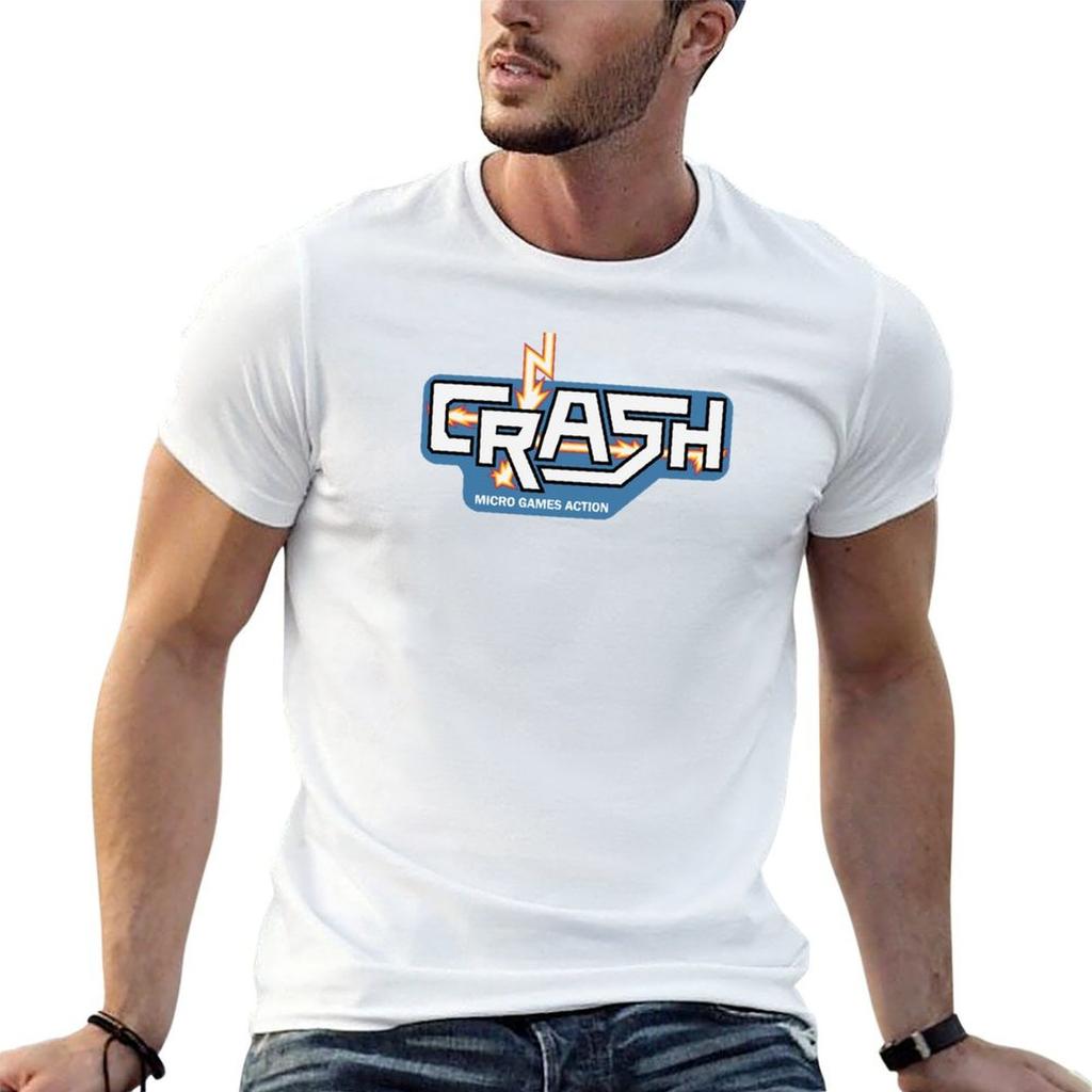 Crash The Spectrum Magazine Tshirt Soft Touch Basic Cotton Tshirt