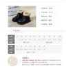 Kids Winter Warm Faux Leather Ankle Boots With Side Zipper Retro Style Girls Boys Cotton Lined Plush Collar