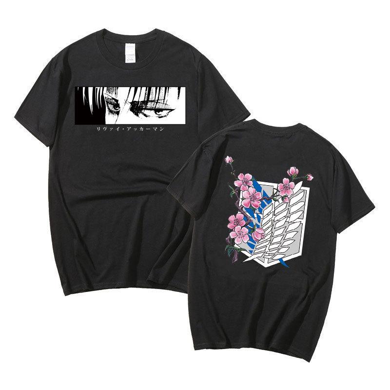 Футболка с японским аниме «Скаутинг Легиона», одежда Shingeki No Kyojin, футболка «Атака на Титанов», гигантская футболка с короткими рукавами, женская футболка унисекс