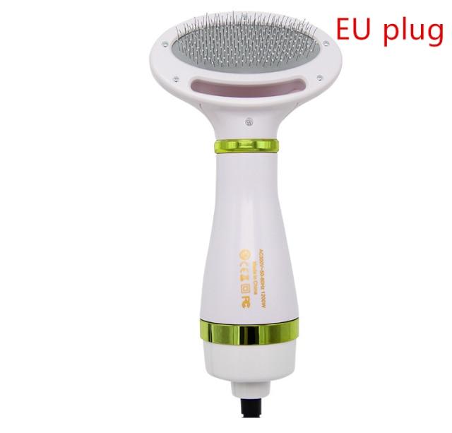 Портативная сушилка для собак 2-в-1, фен для волос для собак и щетка-расческа, сушилка для ухода за домашними животными, расческа для кошачьей шерсти, вентилятор для собачьего меха, низкая температура шума