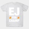 T Shirt Women Ej For Champ Harajuku Print Kawaii Tshirt Summer Short Sleeve Female T-Shirt Top Tee