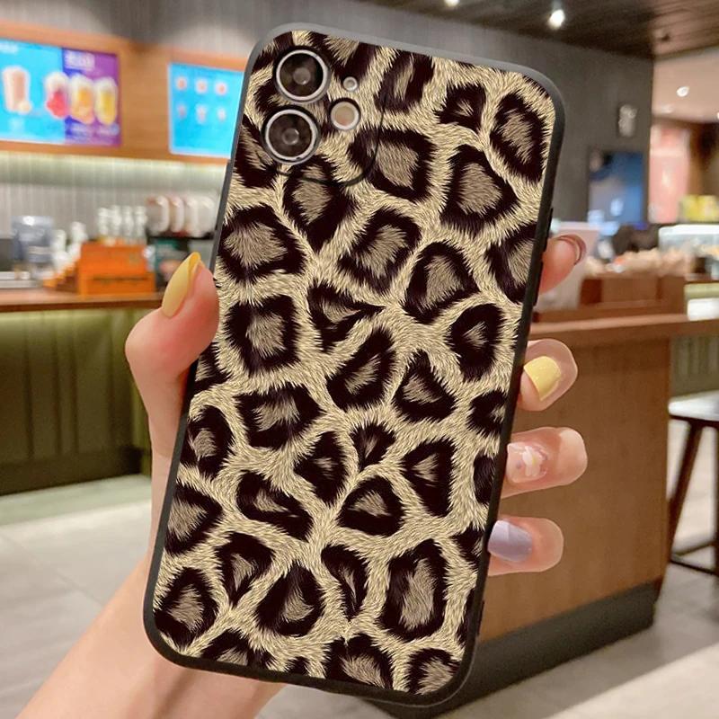 Чехол с узором для Samsung Galaxy S24 S23 S21 S20 S22 FE Ultra 5G S10 S9 S8 S10E Plus Lite Leopard, силиконовый противоударный чехол