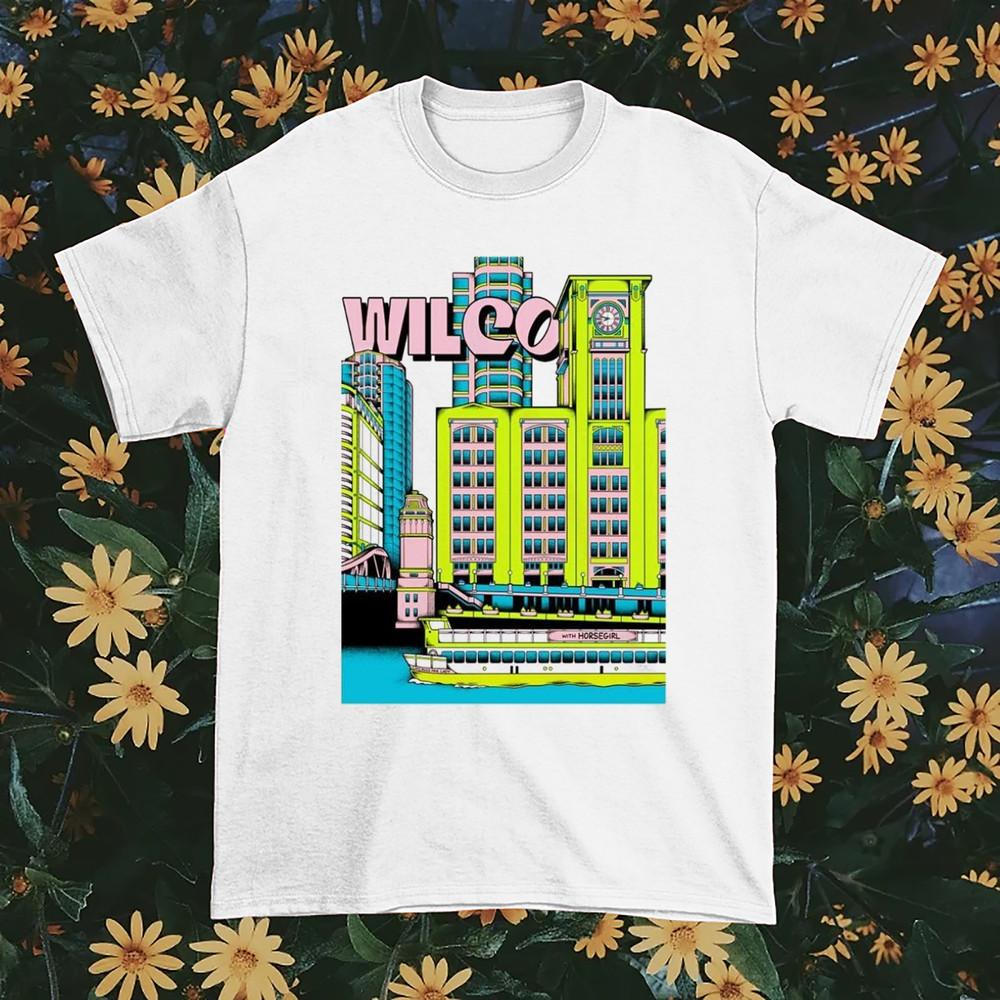 SALE Wilco Band Tour 2023 Heavy Cotton White S-5XL Unisex Classic Shirt Unisex T-Shirt