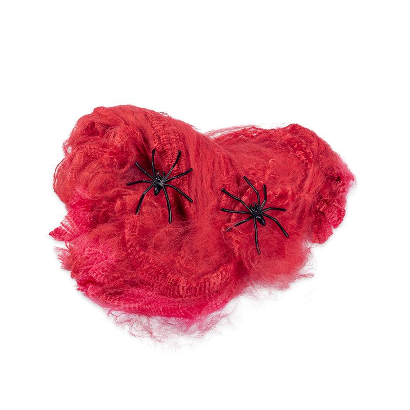 Украшения для Хэллоуина, искусственная паутина, эластичная паутина, страшная вечеринка, украшение на Хэллоуин для бара, реквизит для сцены дома с привидениями