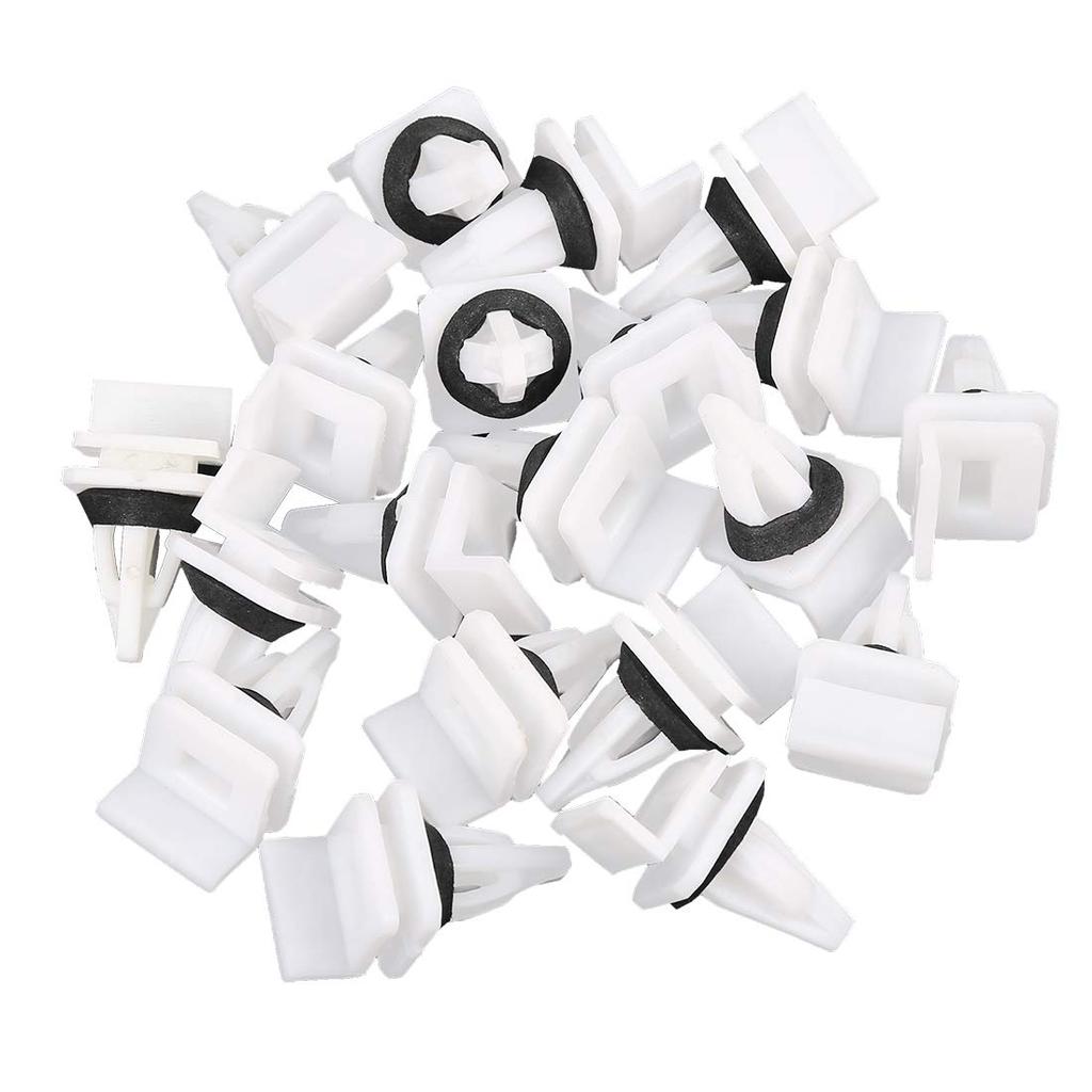 uxcell Plastic Rivet Bumper Fender Fastener Clip for Honda 91513-SM4-000 20pcs
