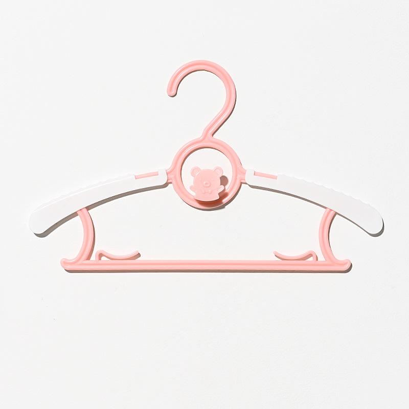 10pcs Multifunctional Children'S Hangers Infants And Young Children'S Clothes Retractable Drying Racks Household Newborn Baby Non-Slip Clothing