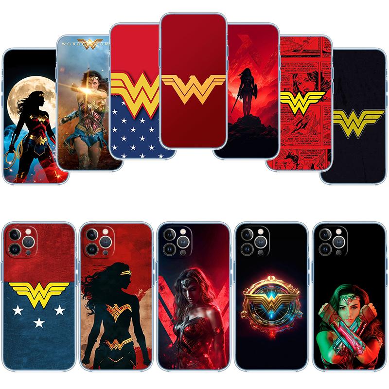 Wonder Woman Transparent Phone Case for Motorola Moto G7 G8 G9 G84 G85 G73 G24 G15 Z2 Play Power Plus