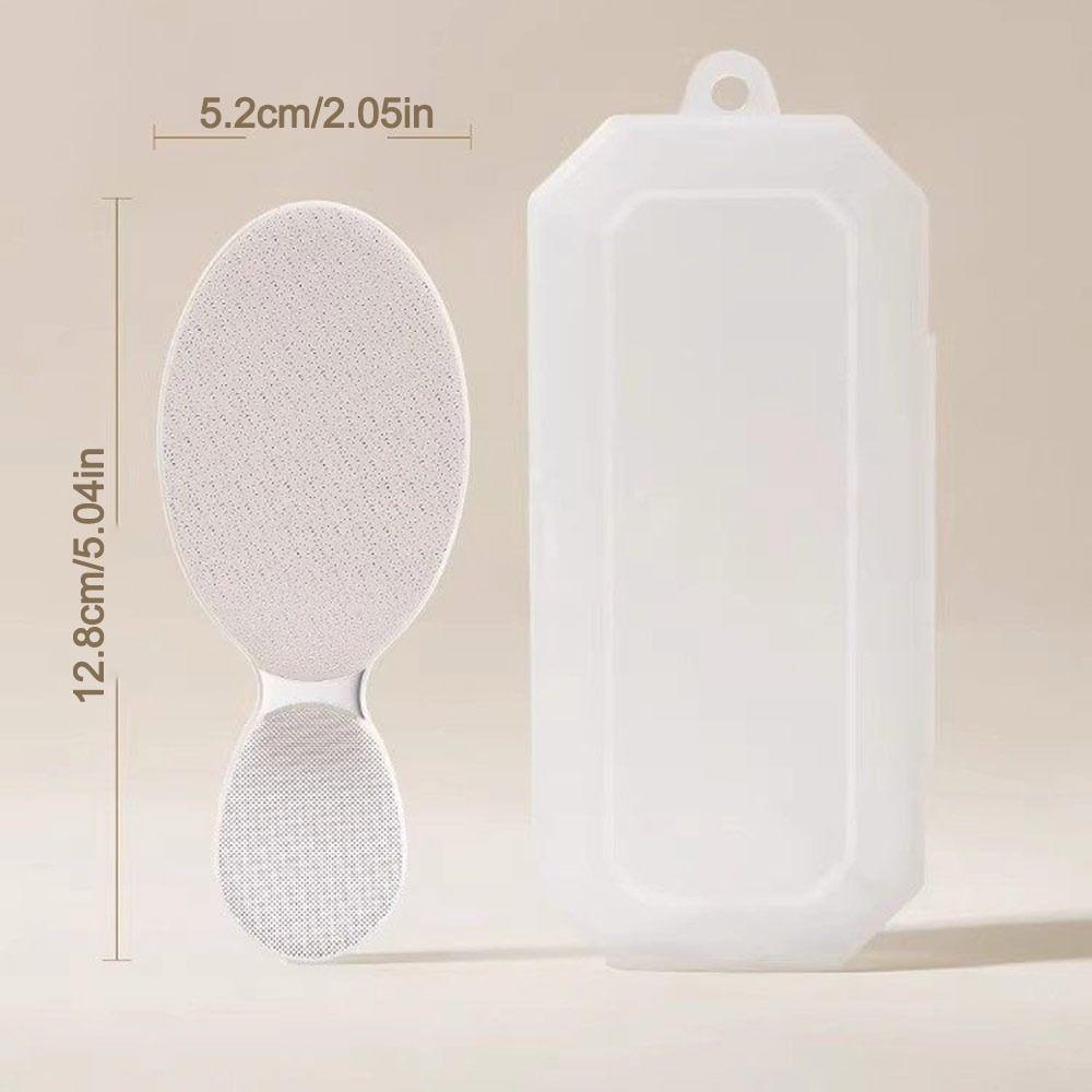 Foot Care Heel Scrubber Callus Transparent Foot Scrubber Gifts Removal Pedicure Tool