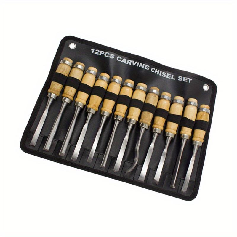 12 Острых деревообрабатывающих инструментов, Ручное управление, Подходит для начинающих, Энтузиастов, Идеальный подарок для любителей деревообработки и Подходит для резьбы