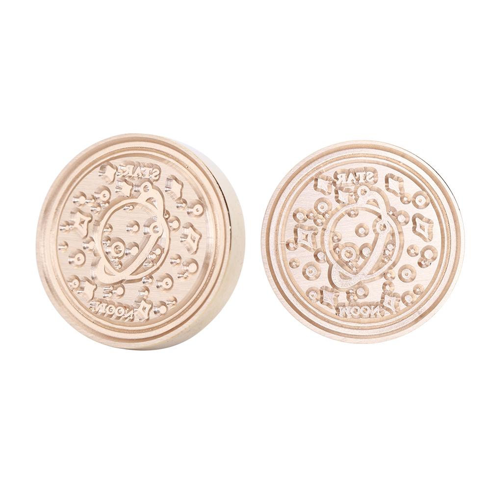 Ретро Звездное небо Печать сургучной головкой Огненная краска для открыток DIY Конверты Марки