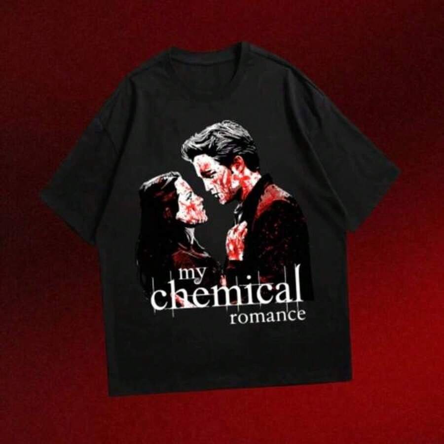 2026 Christmas Thanksgiving Tshirt My Chemicals RoUnisexce T Shirt Women Fashion TShirts Cool Hip Hop