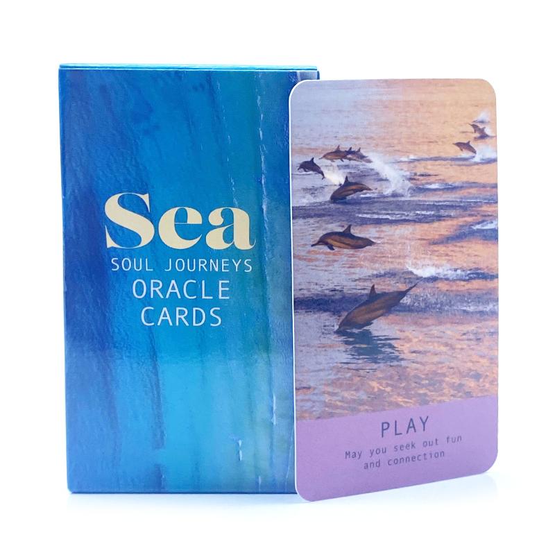 Sea Soul Journeys Oracle Card Tarot Prophecy Fate Divination Deck Family Party Board Game Beginners Cards Fortune Telling Game
