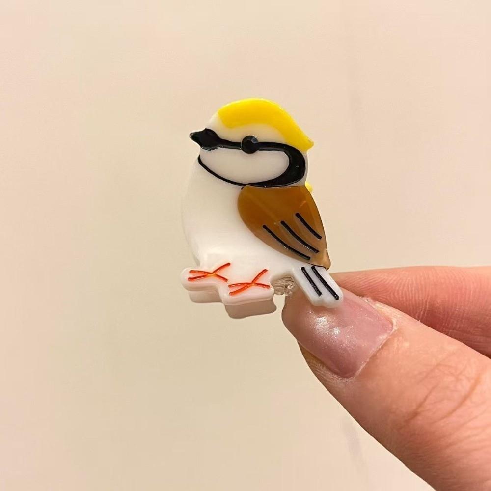 Mini Size Bird Hair Claw Acetate Women's Hairpin Cute Hair Clip
