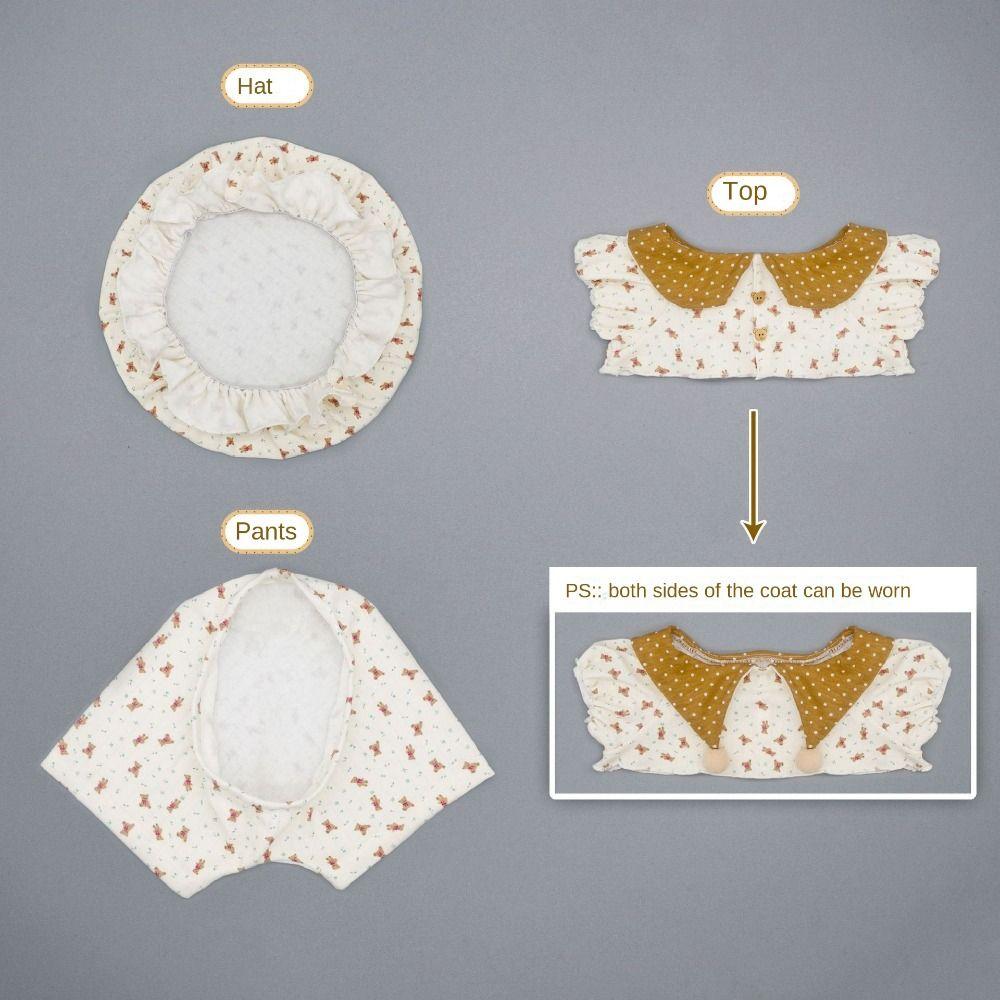 Plush Patch 40Cm Doll Clothes Pajama Set Stuffed Doll Plush Suit Plush Toys Clothes Girl Gift