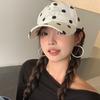 Polka Dot Baseball Cap Adjustable Sun Hat Fashion Peaked Cap  for Women