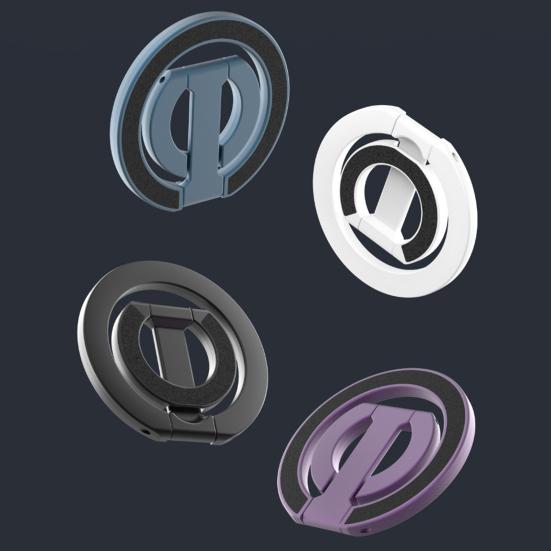 Магнитный держатель для телефона MagSafe Magnet Finger Ring Stand Strong Magnet Grip 360-градусная поворотная подставка для телефона