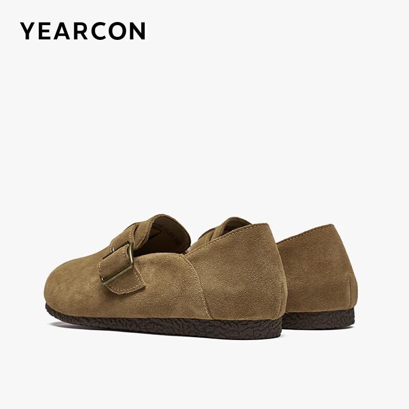 Женские мокасины на плоской подошве в стиле Birkenstock, с круглым носком, закрытым носком, для осени