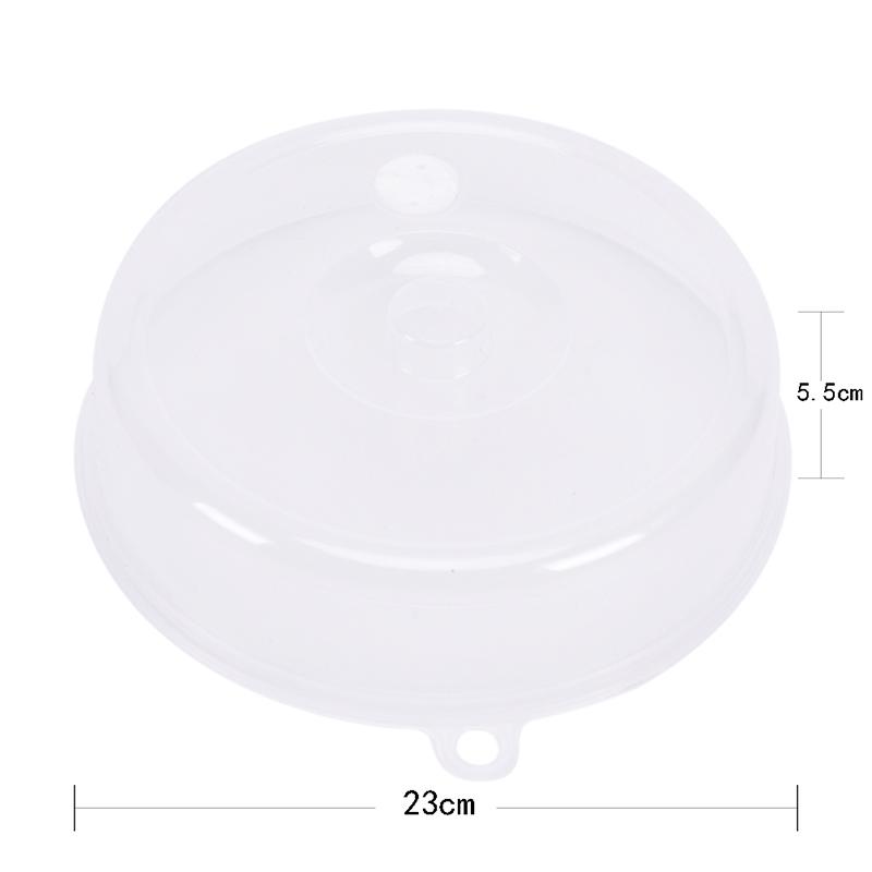Clear Microwave Plate Cover Food Dish Lid Ventilated Steam Vent Kitchen Cooking