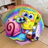 1pc SpongeBob, Snail Automatic Open/Close Umbrella, Lightweight Design for Everyone,Durable Canopy yy251014035