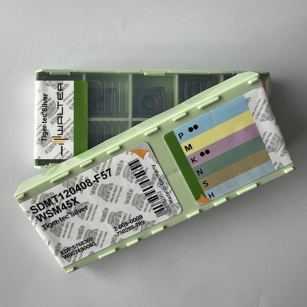 WALTER / SDMT120408-F57 WSM45X / Carbide CNC Blade 10 Pcs