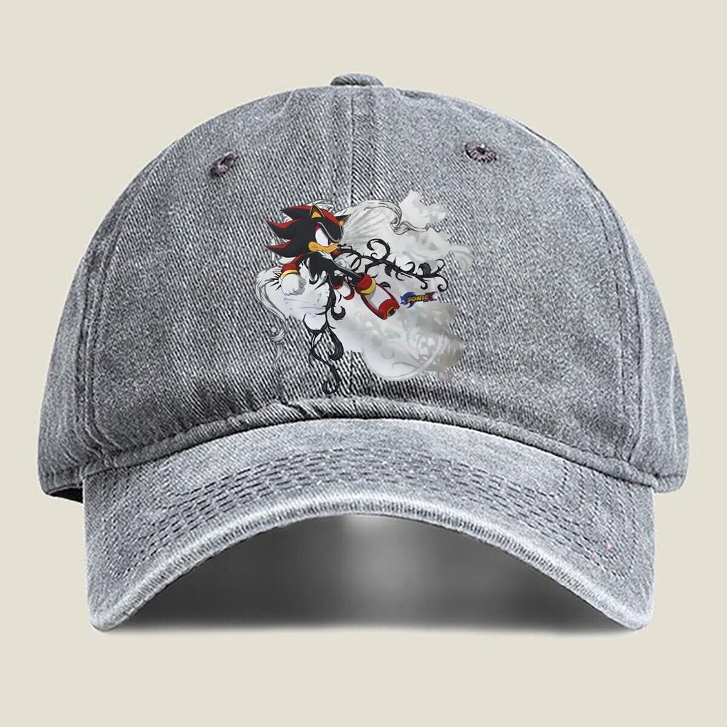 Shadow the Hedgehog Art Fashion Washed Baseball Cap Outdoor For Womens Unisex Female Beach Dad Hat Hip Hop