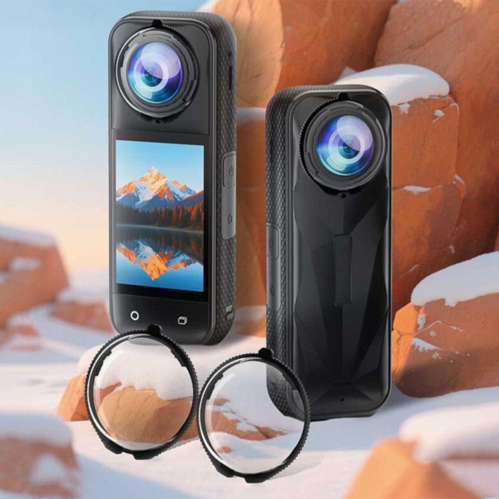 Защитная крышка для объектива, Защита объектива от царапин, Защитный колпачок для объектива, Аксессуары для Insta360 X5