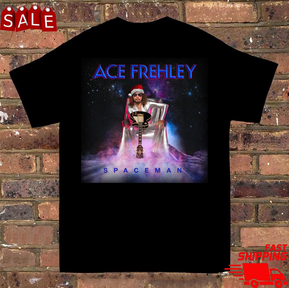 New! 2025 Ace Frehley Merry christmas Shirt Tour Concert Gift Full Size BL494 Unisex T-Shirt