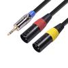 3 м 3,5 мм штекер на двойной трехжильный аудиокабель Canon штекер для телефона на микшер/усилитель/динамик