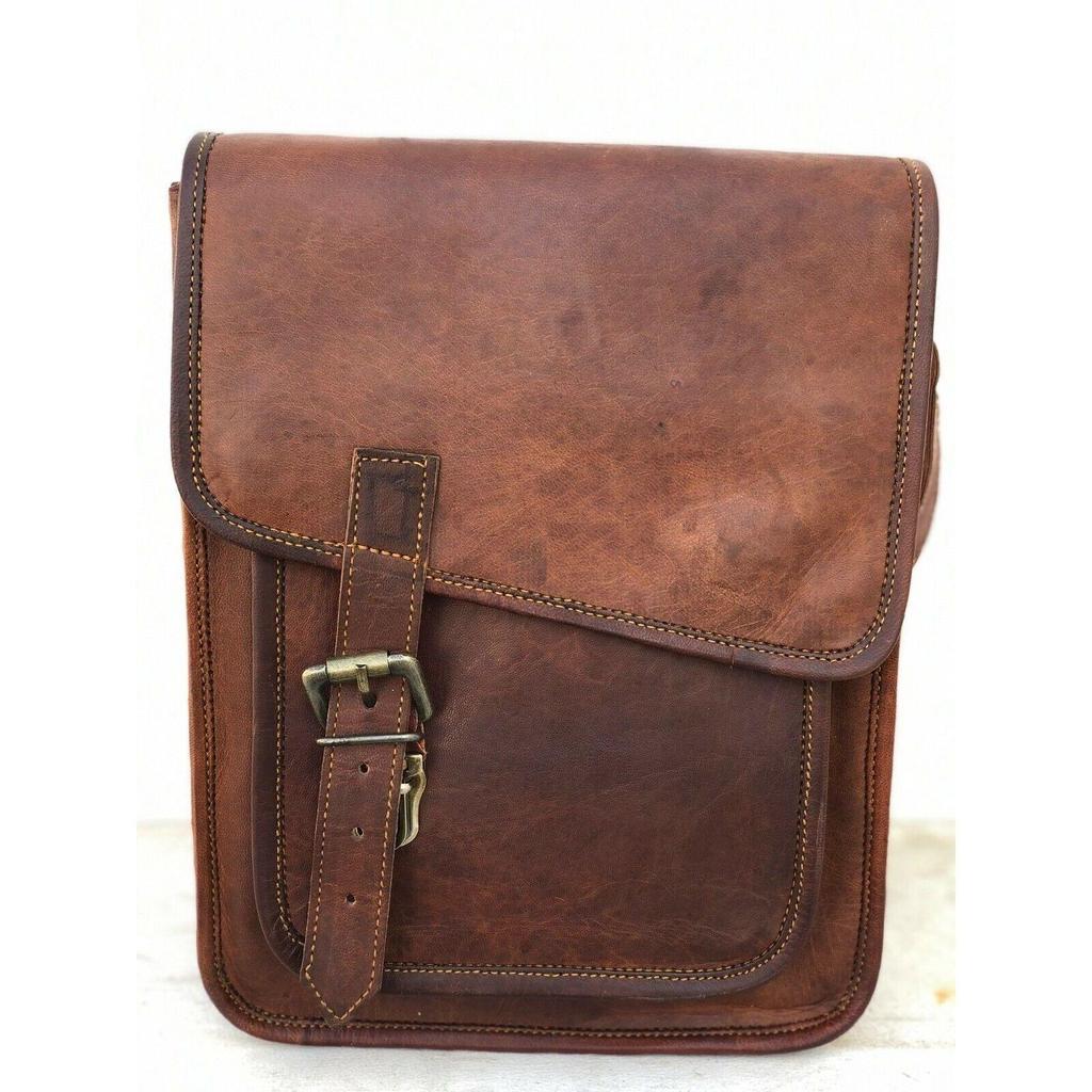 Кожаная сумка-портфель через плечо Сумка через плечо с замком для женщин Винтаж
