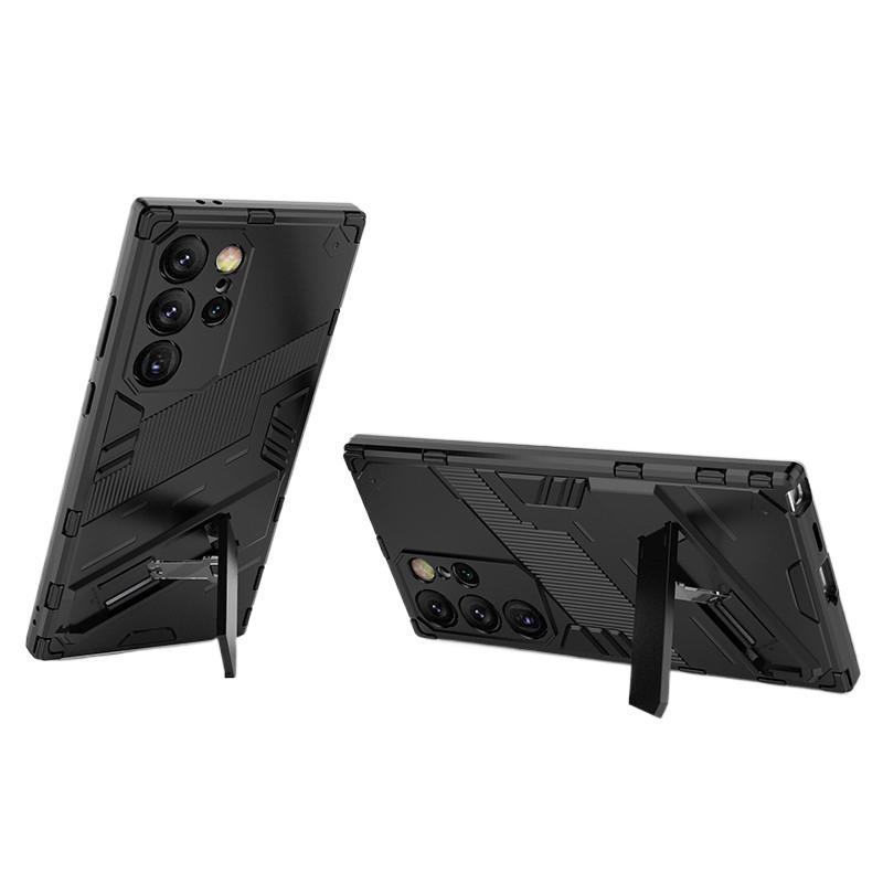 Для Samsung Galaxy S24 Plus S24 Ultra S23 FE противоударный бронированный чехол для телефона с защитой от падений и подставкой