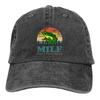 Pure Color Dad Hats MILF Unisex I Love Fishing Womens Hat Sun Visor Baseball Caps Art Peaked Cap