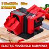 Многофункциональная электрическая точилка для ножей 65 Вт, станок для заточки сверл, точилка для ножей и ножниц, бытовой шлифовальный инструмент