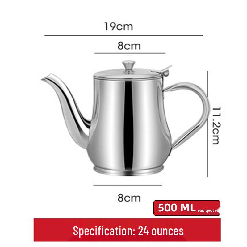 Бутылка-дозатор для масла и уксуса из нержавеющей стали, герметичная - Маленький кухонный контейнер с контролем унций