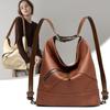 Zipper Tote Bag Women's Soft Leather Shoulder Bag Large Capacity Handbag Female Bag