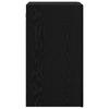 Wall Mounted TV Cabinet Black Oak Effect 30.5 x 30 x 60 cm