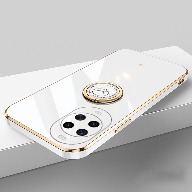 For Huawei Nova 14 Pro Case Smooth Electroplated Magnetic Suction Ring Bracket For Huawei Nova14 Pro Back Cover